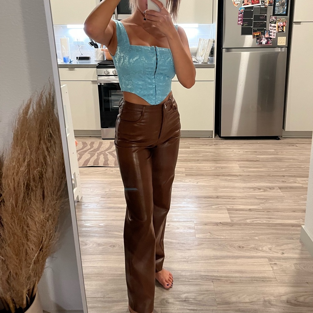 Aritzia Wilfred Melina Pant in Brown